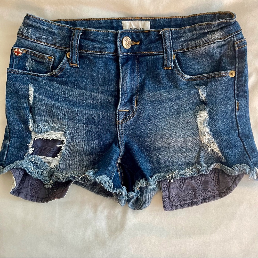 GIRLS HUDSON JEANS SHORTS Sz 14